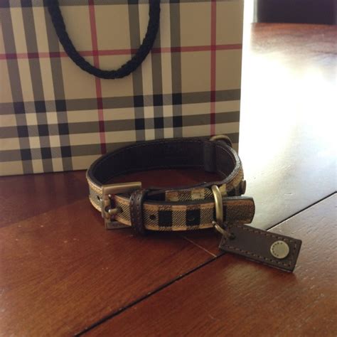 authentic burberry dog collar